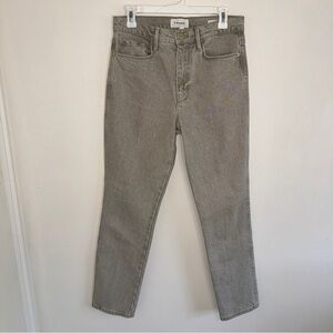 NWOT FRAME Le Sylvie Slender Straight-Leg Jeans in Ivy 27